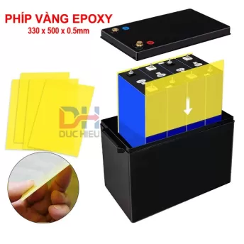 PHÍP THỦY TINH VÀNG EPOXY